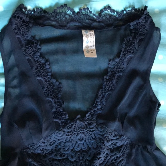 Free people lacy v neck dress - Picture 2 of 3